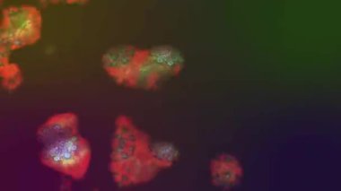 Renkli unsurlarla hareketli arka plan görüntüleri. Çiçekler. Eski model. Bayrak tarzı. Video kaydı. Şablon. Döngü. Kusursuz..