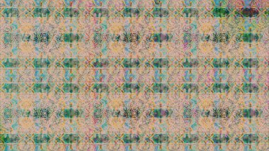 Bej renklerde bahar çiçekleri. Raster deseni. Raster illüstrasyonu. Patlayan çiçekler soyut yerleştirilmiş.