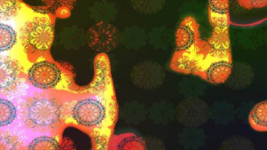 Yumuşak, bahar çiçekli arka plan. Çiçekli karalama şeklinde Raster çiçek deseni. Gri renkli çiçekler.