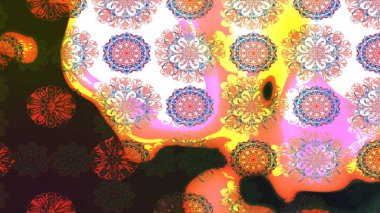 Paket kağıdı için en iyisi. Kahverengi lale çiçekli Raster eskiz deseni. Doğal kozmetik ürünleri, parfüm, çiçekçi dükkanı için bahar ihalesi tasarımı. Karşılama ya da düğün geçmişi olarak kullanılabilir.