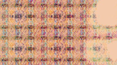 Çiçekli eskiz deseni. Suluboya çizimi. El çizimi. Bej renkte çiçekler.