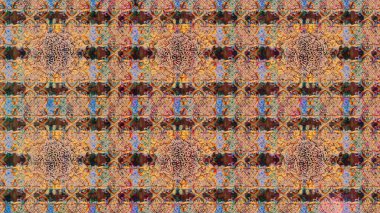 Bej renkli güzel çiçekli eskiz deseni, suluboya çiçek deseni, duvar kağıdı, kart ya da kumaş için fayanslı. Raster..