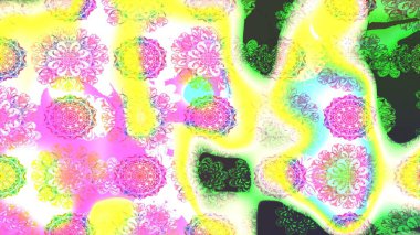 Tekstil veya kitap kapakları, imalat, duvar kağıtları, baskı, hediye paketi ve yapıştırma kitabı için çiçek eskizi geçmişi. Küçük çaplı çiçeklerdeki basit şirin desenler. Raster illüstrasyonu.