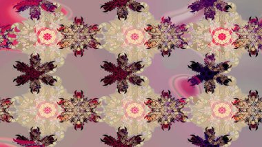 Çiçekli eskiz arkaplanı. Çocuk stili. Renkli Bahar Teması eskiz kalıbı. Düz Çiçek Elementleri Tasarımı.