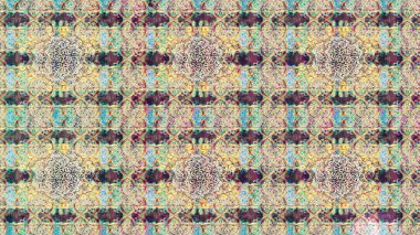 Raster illüstrasyonundaki çiçek desenli çizim. Tarafsız renklerde çiçekler.