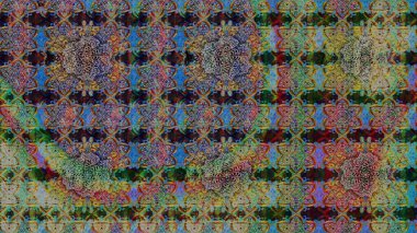 Sketch Floral Pattern in Raster illustration. Fancy fabric pattern. Colour Spring Theme sketch pattern Background. Flat Flower Elements Design.