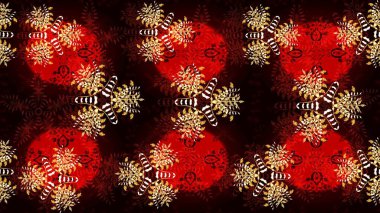 Siyah renkli şirin çiçek deseni. Raster Modaya uygun kumaş deseni. Renkli Bahar Teması eskiz kalıbı. Düz Çiçek Elementleri Tasarımı.