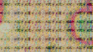 Çiçeksel fantezi tasarımı ve parlak bir arka plan çizimi. Renkli Bahar Teması eskiz kalıbı. Düz Çiçek Elementleri Tasarımı.