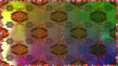 Kahverengi renkli çiçeklerle kusursuz çiçek deseni. Suluboya tarzında kahverengi renkte çiçekler.