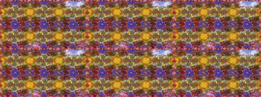 Raster suluboya çiçek deseni, narin çiçekler, kahverengi çiçekler, tebrik kartı şablonu. Güzel kumaş deseni.