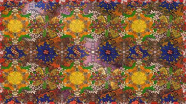 Raster illüstrasyonu. Küçük çaplı çiçeklerdeki basit şirin desenler. Tekstil veya kitap kapakları, imalat, duvar kağıtları, baskı, hediye paketi ve yapıştırma kitabı için çiçek eskiz geçmişi.