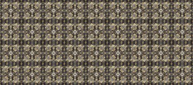 Çiçek deseni. Kusursuz raster arka plan. Duvar kâğıdı barok, İspanyol kumaşı. Gri, bej ve kahverengi renklerde altın elementler. Şekil grafik deseni.