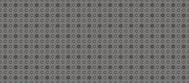 Eski usul. Kumaş, tekstil, duvar kağıdı baskısı için. Kusursuz bir geçmişi var. Renkli desenli, gri, siyah ve nötr çiçekler ve dekoratif elementlerle kusursuz desen. Raster illüstrasyonu