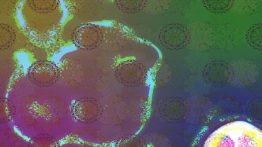 Çiçekli yeşil renkte bir çiçek deseni çiz. Suluboya tarzında yeşil renkte çiçekler.