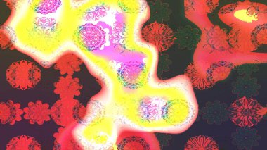 Raster güzel bir çiçek deseni çizmiş. Bahar mevsimi. Tatil havası. Nazik romantik baskı. Pembe renkte çiçekler.