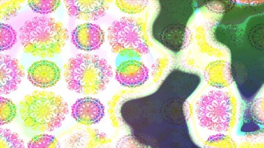 Yumuşak, bahar çiçekli arka plan. Çiçekli karalama şeklinde Raster çiçek deseni. Tarafsız renklerde çiçekler.