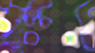 Gri renkli çiçekler. Çizim çiçek deseni duvar kâğıdı olarak kullanılabilir. Raster illüstrasyonu.