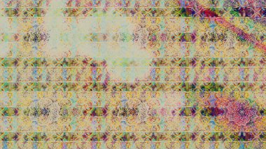 Raster illüstrasyonundaki çiçek desenli çizim. Suluboya tarzında nötr renkler üzerine çiçekler.