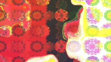 Yapraklı çizim şekli. Tekstil için figür. Poster ya da kapak için arka plan. Davetiye ve kartpostal tasarımı için dekoratif çiçek unsurları. Sevimli zarif çiçekler Raster illüstrasyonu.