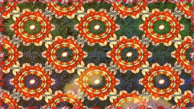 Doğulu stil, altın elementlerle kahverengi renklerde altın desenli arabesk yapar. Raster altın desen. Kusursuz kıvırcık saçlar..