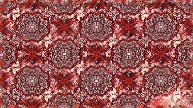 Halk tarzı. Modern çiçek arkaplanı. Parlak renkli çiçekleri ve kırmızı renklerde yaprakları olan kusursuz çiçek desenleri. Moda baskıları için zarif bir şablon.