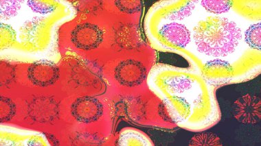 Raster suluboya çiçek deseni, narin çiçekler, pembe çiçekler, tebrik kartı şablonu. Raster Güzel kumaş deseni.