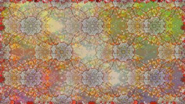 Kahverengi renkli çiçekler. Raster düz çiçekleri pürüzsüz desen. Tasarım hediye paketi, tebrik kartları, posterler ve afiş tasarımı.