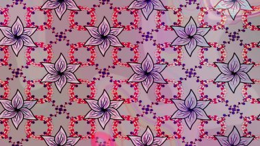 Gömlek baskısı için çiçek boyası. Çiçek desenli eskiz. Tarafsız renklerde çiçekler.