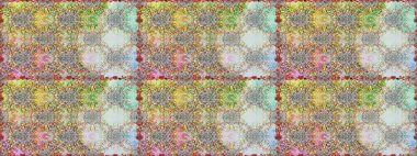 Tekstil, kumaş, kapaklar, duvar kağıtları, baskı, naylon, yapıştırma, örgü, dekupaj için çiçeksiz arkaplan. Küçük nötr çiçeklerdeki oldukça eski bir besin torbası deseni.