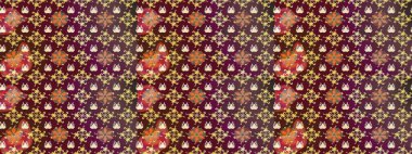 Düz Çiçek Elementleri Tasarımı. Çiçeksel fantezi tasarımı ve parlak bir arka plan çizimi. Renkli Bahar Teması çizim şablonu.