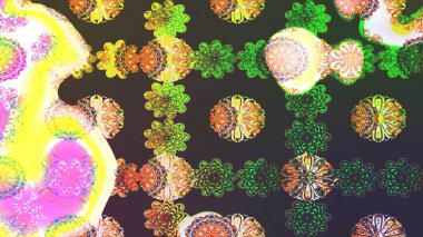 Sketch Floral Pattern in Raster illustration. Fancy fabric pattern. Colour Spring Theme sketch pattern Background. Flat Flower Elements Design.