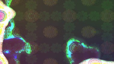 Tekstil, kumaş, kapaklar, duvar kağıtları, baskı, naylon, koleksiyon defteri, örgü, dekupaj için güzel bir eskiz. Oldukça eski bir besin torbası deseni, küçük yeşil renkte, çiçekler. Millefleurlar.