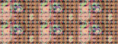 Raster. Zarif, parlak ve eskiz bej desenli çiçek deseni. Sabıka baskıları, bebek kıyafetleri, duvar kâğıtları, paket kutuları vb..