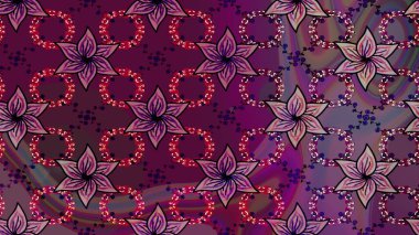 Küçük çiçekteki sevimli çiçek deseni. Tony 'nin kumaş kalıbını çiz. Modaya uygun kumaş deseni. Raster illüstrasyonu.