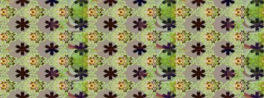 Kumaş, duvar kağıdı ve kağıt üzerine baskı yapmak için gelişen arka plan. Moda arka planında parlak buketler. Eski usul küçük çiçekli şirin bir eskiz deseni. Raster illüstrasyonu.