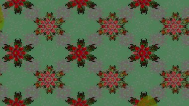 Eskiz Vintage Çiçek Deseni. Raster Kalça dokusu deseni.