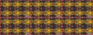 Küçük çiçekteki sevimli çiçek deseni. Kahverengi renkte çiçekler.