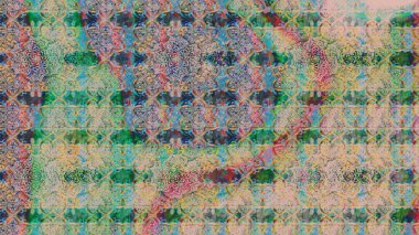 Kabile sanatı boho baskısı, klasik çiçek arkaplanı. Soyut etnik raster çizim kalıbı. Arkaplan dokusu, duvar kağıdı, doğal renklerde çiçek teması.