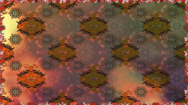 Kahverengi renkli çiçekler. Elle boyanmış suluboya, kusursuz çiçekler ve bitkiler..