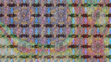 3D çiçekler, eskiz. Raster illüstrasyonu. Tarafsız renklerde.