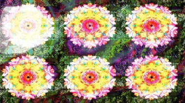 Nazikçe, güzel çiçek arkaplanı. Çiçekli karalama şeklinde Raster çiçek deseni. Tarafsız renklerde çiçekler.