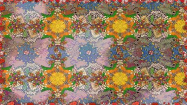 Tarafsız renklerde çiçekler. Hediye ambalaj kağıdı, tebrik kartları, posterler ve pankart tasarımı. Raster düz çiçek çizim deseni.