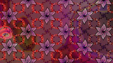 Çiçek deseni duvar kağıdı, desen dolguları ve web sayfası arka planı için kullanılabilir. Şekil verilmiş çiçeklerle eskiz deseni. Süslü zentangle çizim dokusu, soyut çiçeklerle süslenmiş..