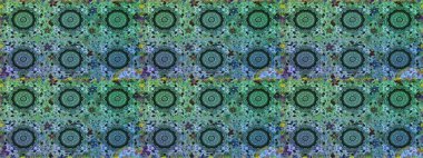 Raster altın desen. Doğulu stil, altın elementli mavi renkli altın desenli arabesk yapar. Kusursuz kıvırcık saçlar..