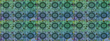 Raster altın desen. Doğulu stil, altın elementli mavi renkli altın desenli arabesk yapar. Kusursuz kıvırcık saçlar..