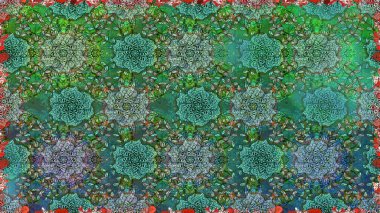 Raster illüstrasyonu. Güzel kumaş deseni. Küçük çiçekteki sevimli çiçek deseni. Güzel karalama çiçekleri olan kusursuz çiçek deseni..