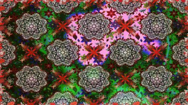 Çiçekli karalama şeklinde Raster çiçek deseni. Gri renkli çiçekler. Yumuşak, yaz çiçekli arka plan.