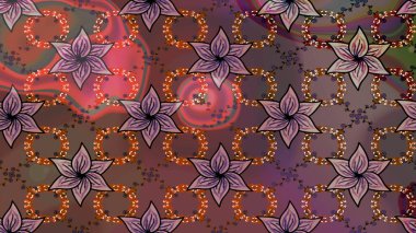 Yumuşak, bahar çiçekli arka plan. Kahverengi renkli çiçekler. Raster çiçek desenli ve çiçekli..