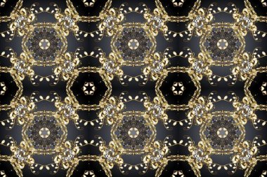 El çizimi Noel Raster illüstrasyonu. Kar Taneleri Karalamaları. Yeni Yıl Dekoratif Kar Taneleri Arkaplanı.