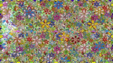 Küçük çiçekte hoş bir çiçek deseni var. Çiçeksel elementlerle süslenmiş zarif raster dokusu. Parlak çiçekli nötr renklerde soyut, pürüzsüz desen.